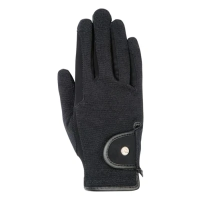 Image de HKM Pro Team Gants Professional Similicuir Noir S