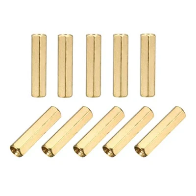 Image de sourcing map M3x20 Femelle Hexagonal Laiton PCB Carte Mère écarteurs Entretoise pour FPV Drone Quadcopter Ordinateur &amp; Circuit Imprimé 25pcs