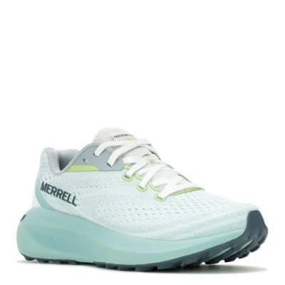 Image de Merrell Morphlite Chaussures de running, Femme, Taille: 40.5, White/frost blue Tissu / matière synthétique