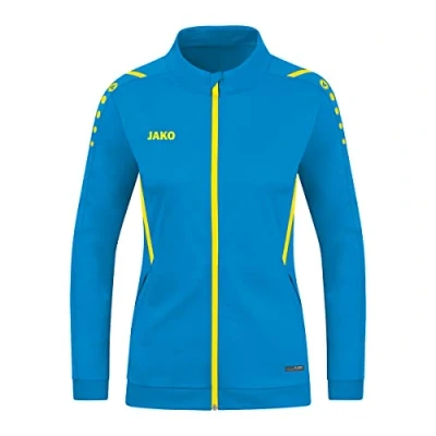 Image de Jako Veste En Polyester Défi, Femme, Bleu/Jaune Fluo, 42