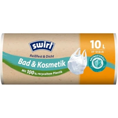 Image de Swirl sacs poubelle antibacteriens 43x40cm 10l 37p 6772065