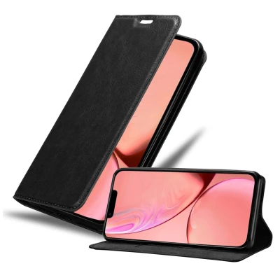 Image de Coque pour Apple iPhone 13 MINI en NOIR NUIT Housse de protection Étui avec fermeture magnétique, fonction support et compartiment carte Neuf