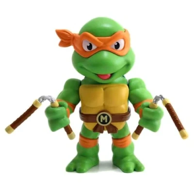 Image de Jada Tortue Ninja Figurine Michelangelo 10cm Métal 253283002