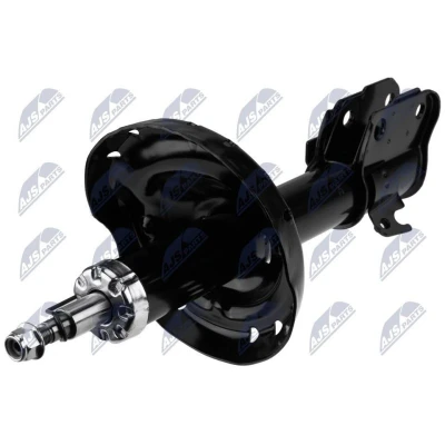 Image de NTY A SB 023 Amortisseur Essieu avant droit Pression de gaz Système bitube Jambe suspension Goujon en haut, Collier bas