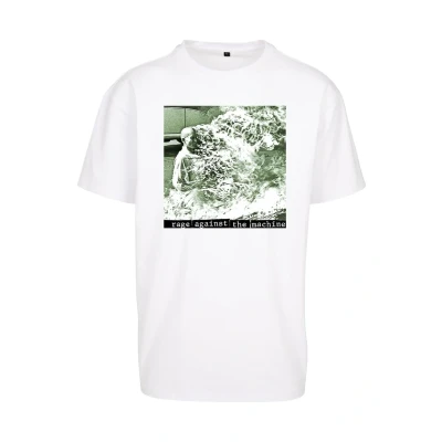 Image de Upscale by Mister Tee RAGE Against THE Machine Oversize Tshirt imprimé, Homme, Taille: XL, White