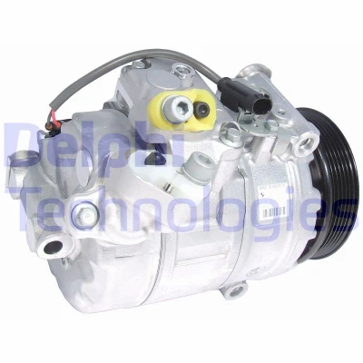 Image de DELPHI TSP0159958 compresseur De Climatisation Denso 7SEU17C PAG 46 avec huile BMW: 5 Berline, Touring, 6 Cabriolet