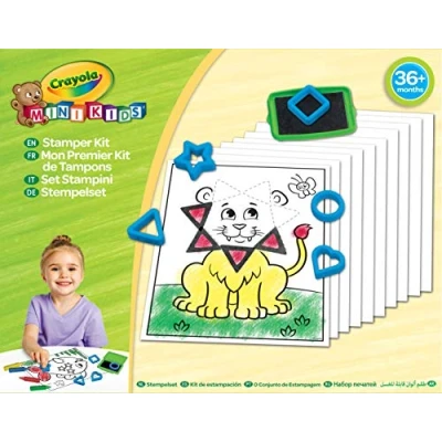 Image de Crayola Mon 1er Kit De Tampons refrech Loisir Créatif Mini Kids Ã Partir 2 Ans Jeu Création Coloriage Et Dessin
