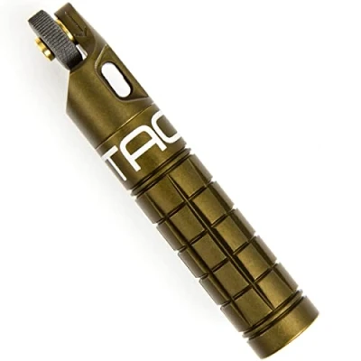 Image de Exotac nanoSpark Allume feu ultra compact avec fonctionnement à une main, roue silex haute étincelle et compartiment de rangement étanche pouvant contenir QuickLIGHT Tinder jusqu&#039;à 5 pierres
