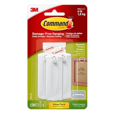 Image de Command support pour photo dent de scie, blanc, 17042