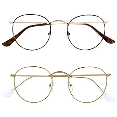Image de OPULIZE Bb94 29 100 Lunettes de Repos, Marron écaille Tortue/doré, +1.00 Magnification Mixte