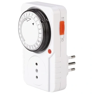 Image de POLY POOL PP1407XAM Programmateur Quotidien 250V Minuterie Programmable pour Prise Électrique Temporisée avec Cycle Blanc
