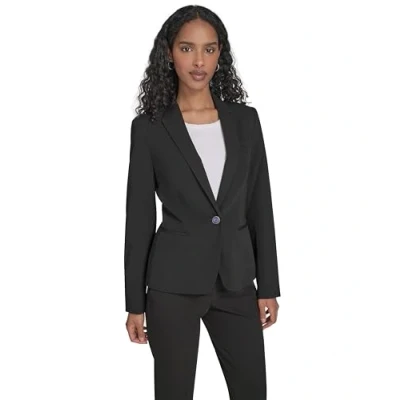 Image de Tommy Hilfiger Blazer Twill pour Femme, Noir, 10
