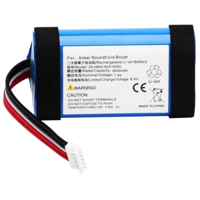 Image de CHUNCAIL Batterie compatible avec enceinte Bluetooth portable Anker Soundcore Boost 7,4 V 2600 mAh