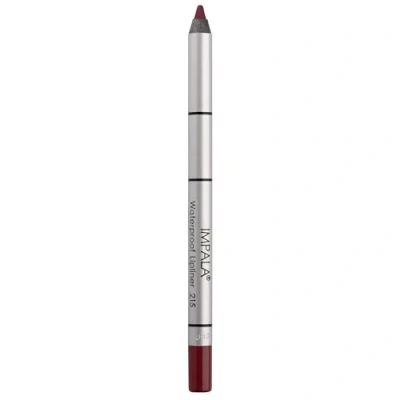 Image de Impala Rouge à Lèvres Crémeux Waterproof Couleur 215 Bordeaux Crayon Permanent Résistant l&#039;Eau Longue Durée