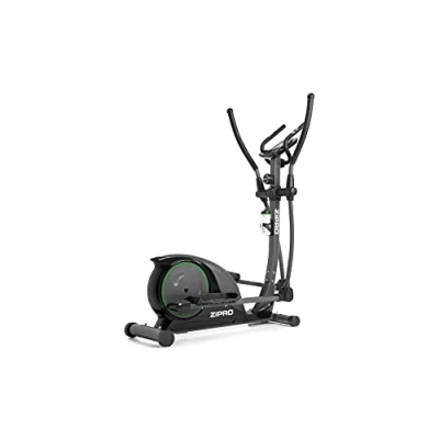 Image de Zipro Crosstrainer Hulk, elliptique jusqu&#039;à 150 kg, équipement d&#039;entraînement Cardio à Domicile, Appareil de Fitness, Machines d&#039;exercice, vélo elliptique, 8 Niveaux résistance