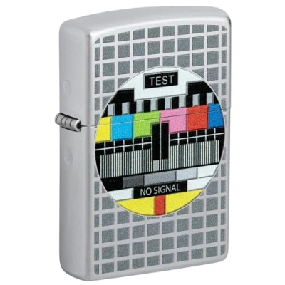Image de Zippo Briquet Tempête Cyber Inspiration Rose Vif &amp; Image Couleur Rechargeable, Garanti à Vie Flamme Ajustable Boîte Cadeau Métal Fabriqué aux USA, Unique