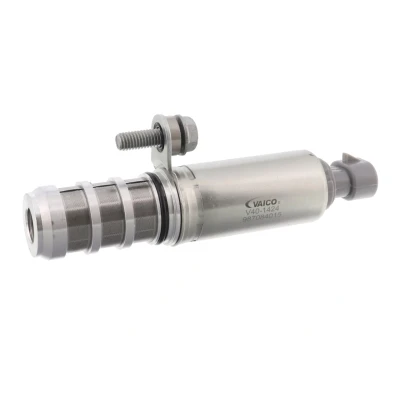 Image de VAICO V40 1424 Valve de commande, réglage d&#039;arbres à came Côté d&#039;admission avec vis, bague d&#039;étanchéité Q+, Première Monte OPEL: Astra J GTC