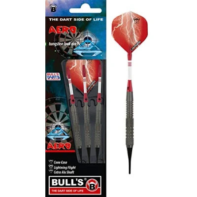 Image de Bulls S Aero Soft, fléchettes, Noir, 18 g