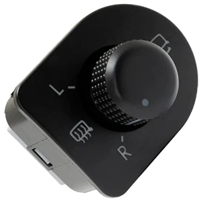 Image de AERZETIX C65404 Bouton commande, réglage des rétroviseurs côté de montage: conducteur compatible avec 1J1959565C, 1J1959565C01C, 1J1959565D, 1J1959565E