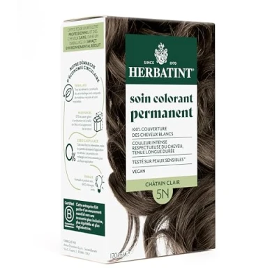 Image de Herbatint Soin Colorant Permanent 5N Chatain Clair 170ml