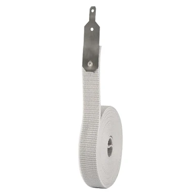 Image de Schellenberg 34303 Kit de réparation pour sangle volet roulant, sans ouvrir le coffre Longueur 4,3 m, Largeur 23 mm, Système Maxi, gris