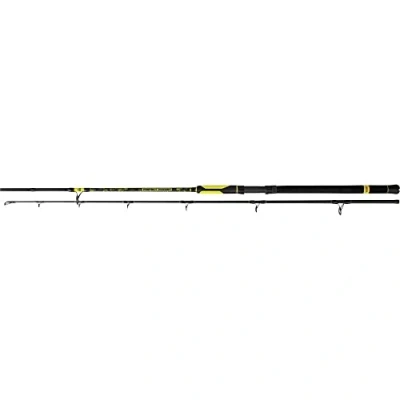 Image de Black Cat Perfect Passion Boat, Poisson Chat, Bateau, Poids de Lancer 400 g Canne à pêche qualité supérieure, Noir/Jaune, 2,5 m