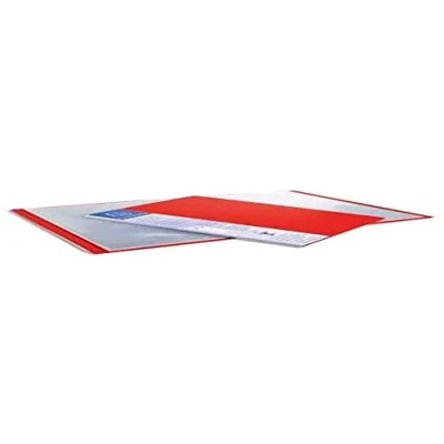 Image de Exacompta Réf. 88205E 1 Protège documents avec porte étiquette 3 faces Up Line 20 pochettes 40 vues pour A4 dimensions 24 x 32 cm couverture en polypro rigide opaque couleur rouge