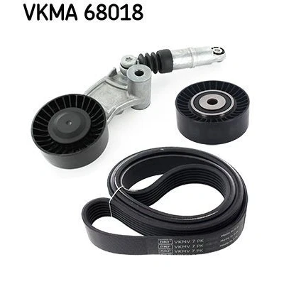 Image de Jeu de courroies trapézoïdales à nervures SKF VKMA 68018