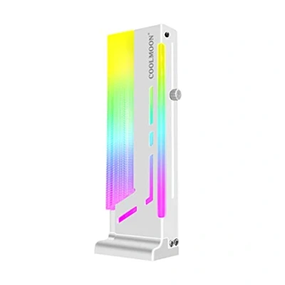 Image de Ocobudbxw Carte Graphique Coolmoon CM GH2 Support de GPU Vertical coloré 5V A RGB vidéo pour Ordinateur