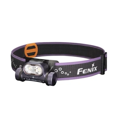 Image de FENIX HM65R T v2.0 Lampe frontale rechargeable légère pour la course et l&#039;extérieur 1600 lumens 170 m 300 heures maximum Bandeau de sport réglable bidirectionnel Faisceaux blancs