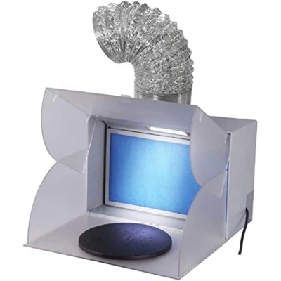 Image de Airbrush Cabine de peinture modulable avec extracteur Fengda® BD 512