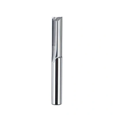 Image de SpeTool Fraise pour Bois Droite CNC Coupe 6 mm x 22 mm, Acier au tungstène carbure solide plus dur et durable, Forets bois, compression, MDF, acrylique, etc.
