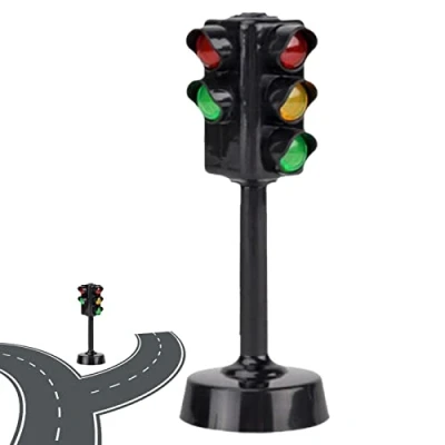 Image de Stronrive Feux Circulation Panneaux signalisation pour Jouet Signal Passage piétons Fabricant trafic sécurité lumière Route Simulation Multicolore