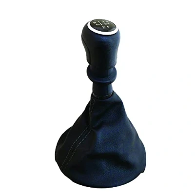 Image de Simoni Racing Pommeau de Vitesse OEM sur mesure pour Volkswagen Transporter T5/T6 Noir incl. 2 Schémas Passage des Vitesses