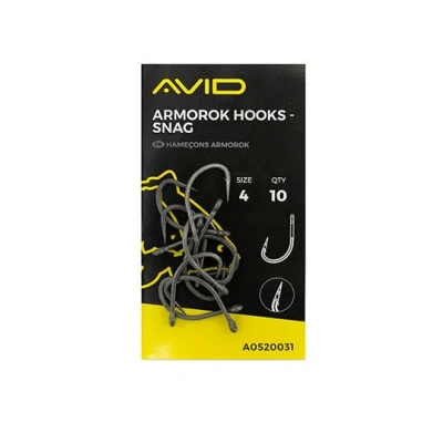 Image de Avid Carp Armorok l&#039;Hameçons Snag (10 pcs) Maat : size 4