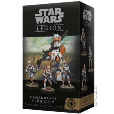 Image de Atomic Mass Games Star Wars Légion Commandant Clone Cody Jeu de Miniatures en Espagnol