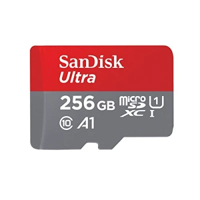 Image de SanDisk SDSQUAR 256G GZFMN Carte mémoire micro SDHC/SDXC Class 10 256 Go (Nouvelle Version)