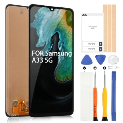 Image de Écran LCD pour Samsung Galaxy A33 5G A336B Display SM A336E Digitizer Touch Screen Assembly avec outils (6,4&quot;, pas M33)