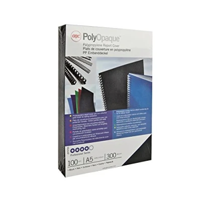Image de GBC IB387265 Plat de Couverture Polyopaque A4 300 Microns Bleu Foncé