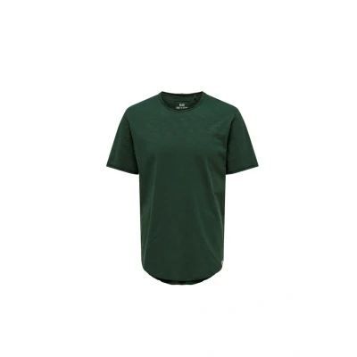 Image de Only &amp; Sons Onsbenne LIFE Longy Tshirt basique grün4, Homme, Taille: XXL, Grün 4