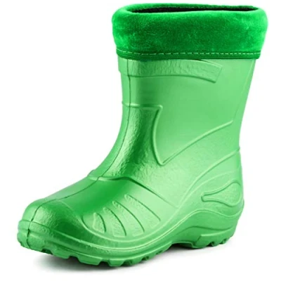 Image de Ladeheid Bottes en caoutchouc pour enfants, Taille: 24, Emerald Matière synthétique