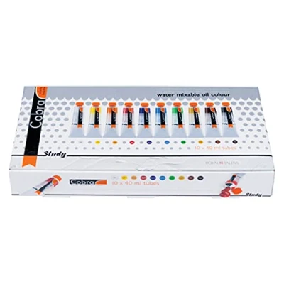 Image de Royal Talens Cobra Study 40ml Oil Paint Value Set 10/Pkg