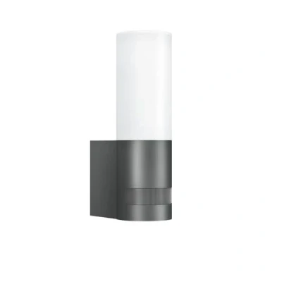Image de Steinel Lampe d&#039;extérieur L 605 S avec détecteur de mouvement à 180 portée 10 m, 9,5 W, 600 lm, aluminium, anthracite