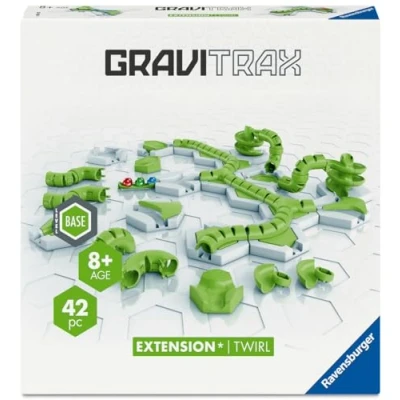 Image de Ravensburger GraviTrax Set d&#039;extension Twirl 32 pièces Circuit de billes Jeu construction créatif Parcours à construire Dès 8 ans Version française 22435