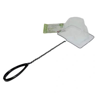 Image de animallparadise Epuisette Filet Blanc, Maille Fine, 15 cm x 13 40 cm, Aquarium