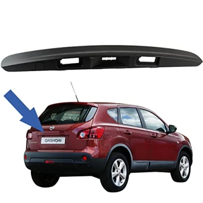 Image de STARKIT PERFORMANCE Poignée de coffre compatible pour Nissan Qashqai (2007 2013) baguette complète avec ou sans option camera recul (noire)