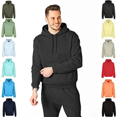 Image de Ript Performance Essentials by Sweat À Capuche Doux au Toucher pour Homme, Charbon Taille L