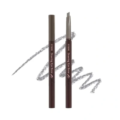 Image de Etude House Drawing Eye Brow 0.25g #5 Gris 21AD Crayon à sourcils longue durée Maquillage des au look quotidien naturel texture douce K beauté