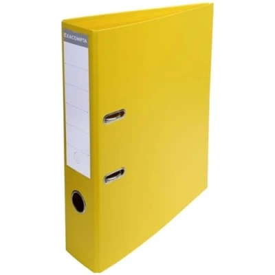 Image de Exacompta Réf. 53749E Carton de 10 Classeurs à levier A4 Prem&#039;Touch Dos 70 mm Mécanique 75 Dimensions extérieures : 32 x 29 7 cm Format classer Coloris Jaune