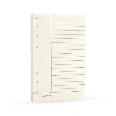 Image de Harphia Recharge de carnet à spirales Format A5 A6 avec feuilles 17x9.4cm Cornell